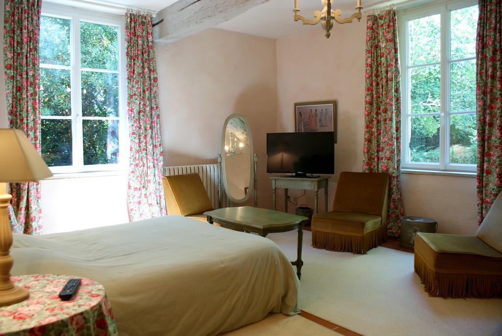 Bed and Breakfast Chateau De Grenier Saint-Léger Zimmer foto